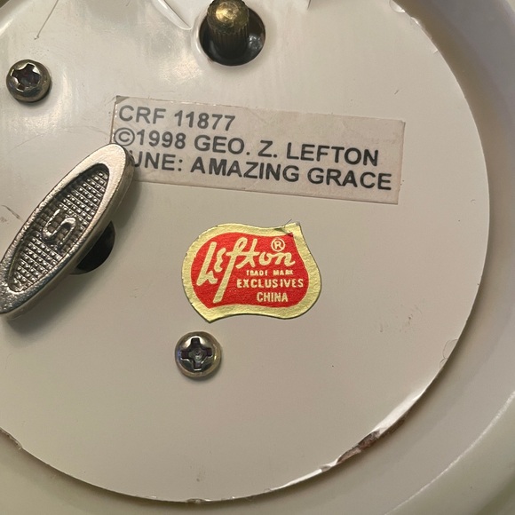 Vintage 1998 Geo. Z. Lefton St. Francis of Assisi Music Box Figurine Porcelain - Picture 9 of 14